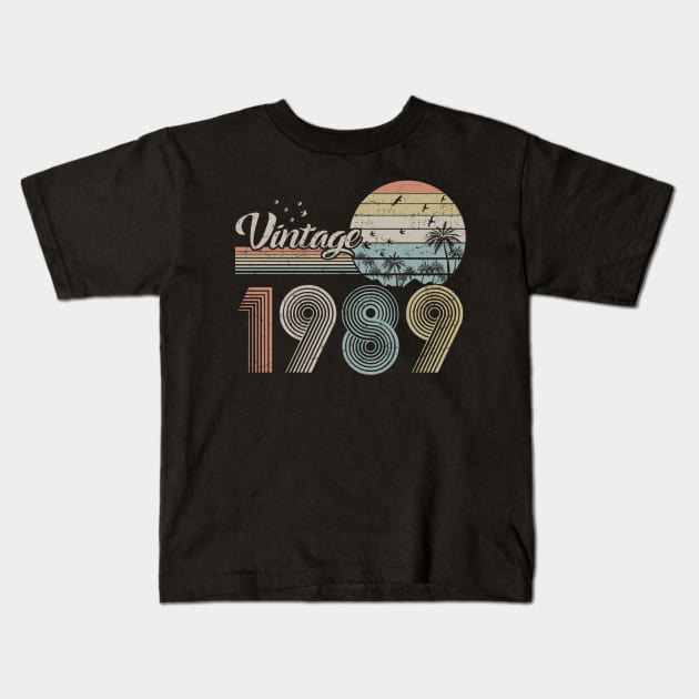 Vintage 1989 Design 31 Years Old 31th birthday for Men Women Kids T-Shirt by semprebummer7